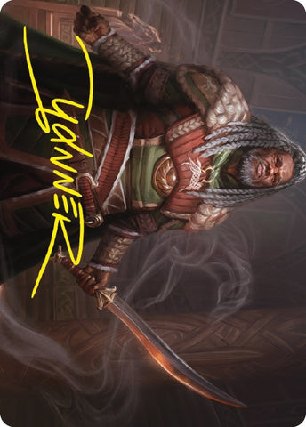 Image for Theoden, King of Rohan Art Card (Gold-Stamped Signature) (25) [Art Series: Universes Beyond: The Lord of the Rings: Tales of Middle-earth]