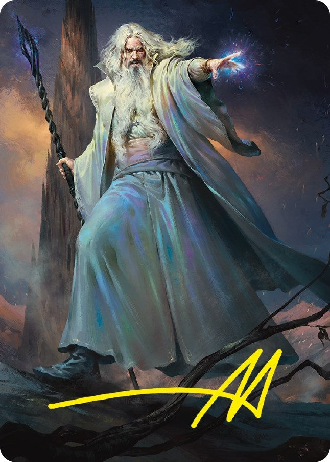 Image for Saruman of Many Colors Art Card (Gold-Stamped Signature) (20) [Art Series: Universes Beyond: The Lord of the Rings: Tales of Middle-earth]