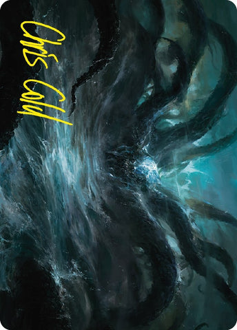Image for The Watcher in the Water Art Card (Gold-Stamped Signature) (7) [Art Series: Universes Beyond: The Lord of the Rings: Tales of Middle-earth]