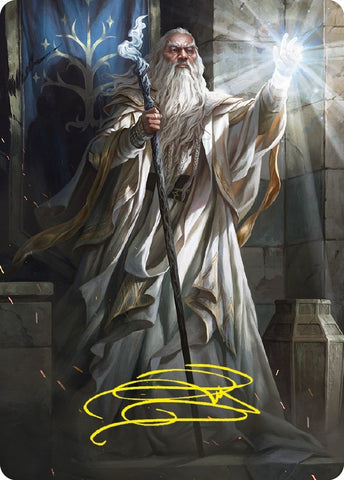 Image for Gandalf the White Art Card (Gold-Stamped Signature) (3) [Art Series: Universes Beyond: The Lord of the Rings: Tales of Middle-earth]