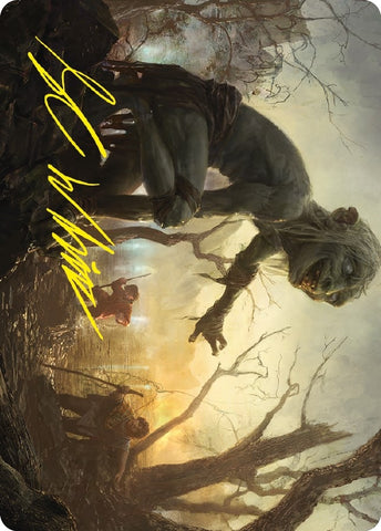 Image for Smeagol, Helpful Guide Art Card (Gold-Stamped Signature) (24) [Art Series: Universes Beyond: The Lord of the Rings: Tales of Middle-earth]