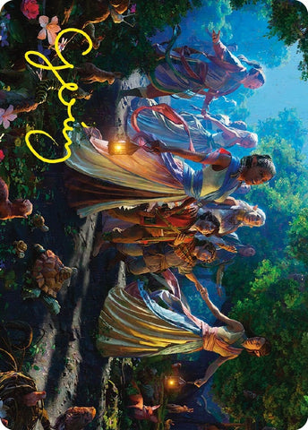 Image for Realm Seekers Art Card (Gold-Stamped Signature) (74) [Art Series: Universes Beyond: The Lord of the Rings: Tales of Middle-earth]