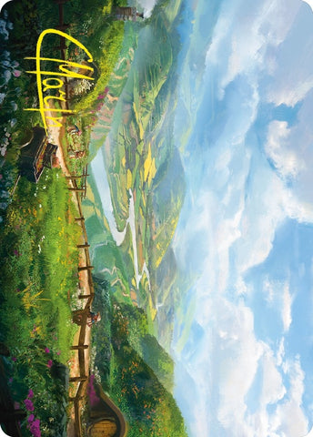 Image for Plains Art Card (Gold-Stamped Signature) (30) [Art Series: Universes Beyond: The Lord of the Rings: Tales of Middle-earth]