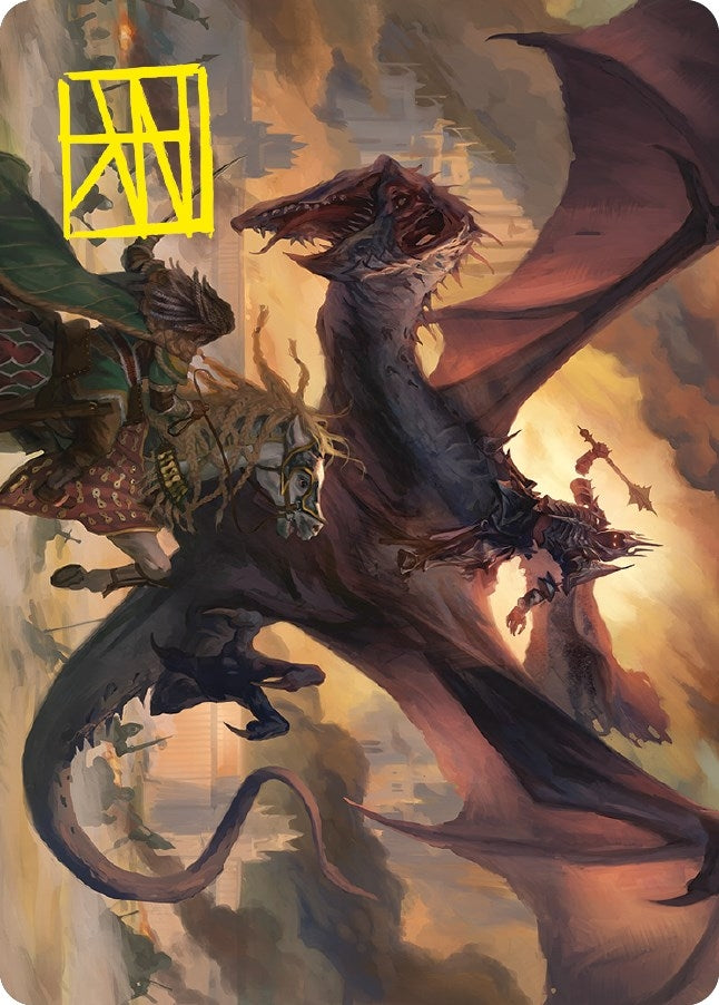 Image for Witch-king, Bringer of Ruin Art Card (Gold-Stamped Signature) (34) [Art Series: Universes Beyond: The Lord of the Rings: Tales of Middle-earth]