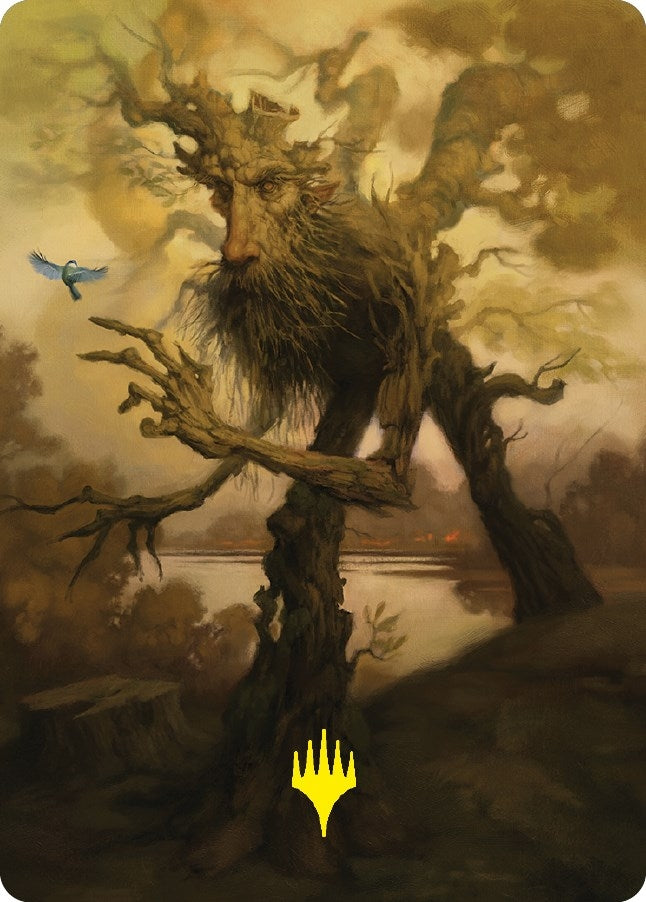 Image for Treefolk Token Art Card (Gold-Stamped Signature) (81) [Art Series: Universes Beyond: The Lord of the Rings: Tales of Middle-earth]