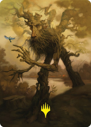 Image for Treefolk Token Art Card (Gold-Stamped Signature) (81) [Art Series: Universes Beyond: The Lord of the Rings: Tales of Middle-earth]