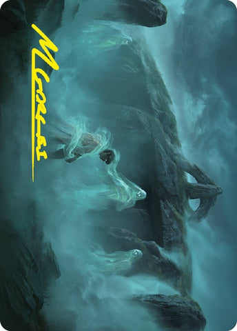 Image for Fog on the Barrow-Downs Art Card (Gold-Stamped Signature) (2) [Art Series: Universes Beyond: The Lord of the Rings: Tales of Middle-earth]