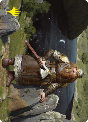 Image for Mirrormere Guardian Art Card (Gold-Stamped Signature) (12) [Art Series: Universes Beyond: The Lord of the Rings: Tales of Middle-earth]