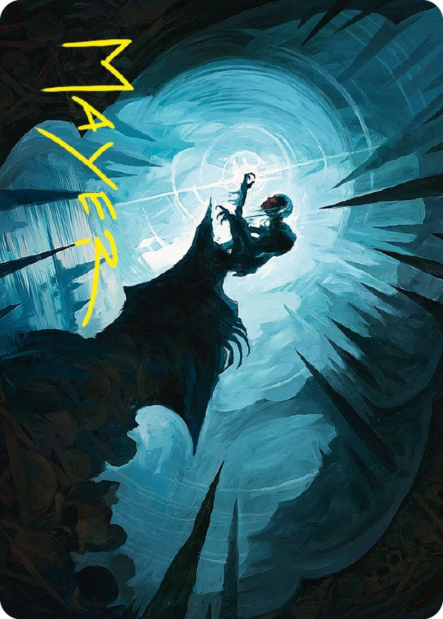 Image for Gollum, Patient Plotter Art Card (Gold-Stamped Signature) (41) [Art Series: Universes Beyond: The Lord of the Rings: Tales of Middle-earth]