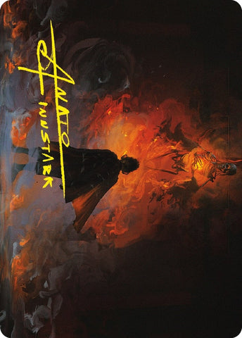 Image for Pippin, Guard of the Citadel Art Card (Gold-Stamped Signature) (51) [Art Series: Universes Beyond: The Lord of the Rings: Tales of Middle-earth]