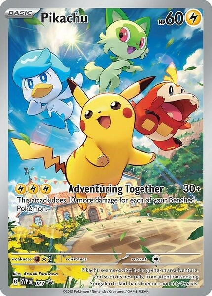 Image for Pikachu - 027 (027) [SV: Scarlet & Violet Promo Cards]