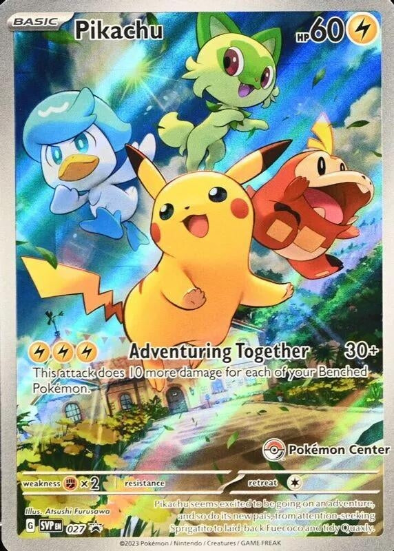 Image for Pikachu - 027 (Pokemon Center Exclusive) (027) (SVP)