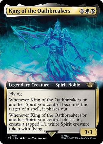 Image for King of the Oathbreakers (Extended Art) (Surge Foil) (780) [Universes Beyond: The Lord of the Rings: Tales of Middle-earth]