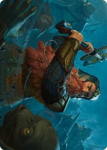 Image for Gimli, Counter of Kills Art Card (10/81) (10) [Art Series: Universes Beyond: The Lord of the Rings: Tales of Middle-earth]