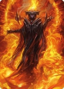 Image for Sauron, the Dark Lord Art Card (21) [Art Series: Universes Beyond: The Lord of the Rings: Tales of Middle-earth]