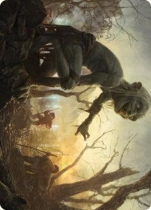 Image for Smeagol, Helpful Guide Art Card (24) [Art Series: Universes Beyond: The Lord of the Rings: Tales of Middle-earth]
