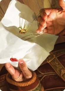 Image for Bilbo's Ring Art Card (37) [Art Series: Universes Beyond: The Lord of the Rings: Tales of Middle-earth]