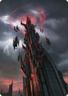 Image for Barad-dur Art Card (54) [Art Series: Universes Beyond: The Lord of the Rings: Tales of Middle-earth]