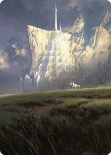 Image for Minas Tirith Art Card (55) [Art Series: Universes Beyond: The Lord of the Rings: Tales of Middle-earth]