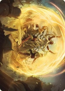 Image for Heroic Intervention Art Card (73) [Art Series: Universes Beyond: The Lord of the Rings: Tales of Middle-earth]