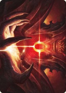 Image for Sol Ring Art Card (76) [Art Series: Universes Beyond: The Lord of the Rings: Tales of Middle-earth]