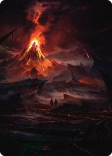 Image for Valley of Gorgoroth Art Card (80) [Art Series: Universes Beyond: The Lord of the Rings: Tales of Middle-earth]