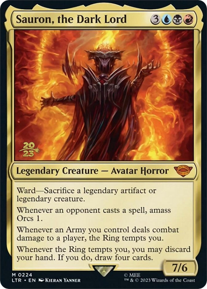 Image for Sauron, the Dark Lord (224) [Prerelease Cards]