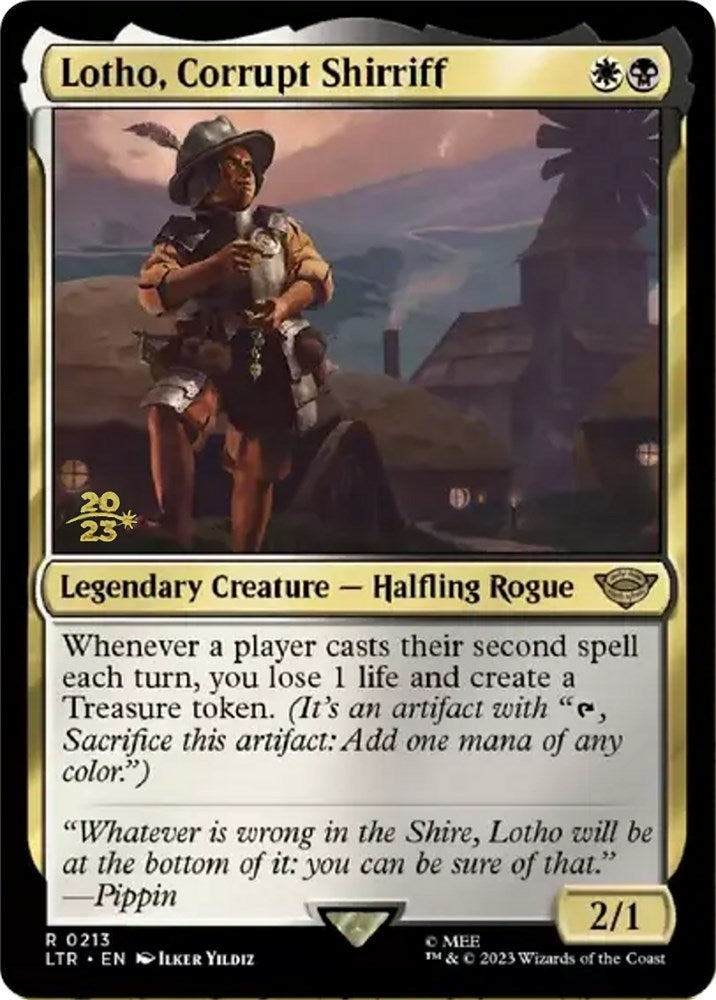 Image for Lotho, Corrupt Shirriff (213) [Prerelease Cards]