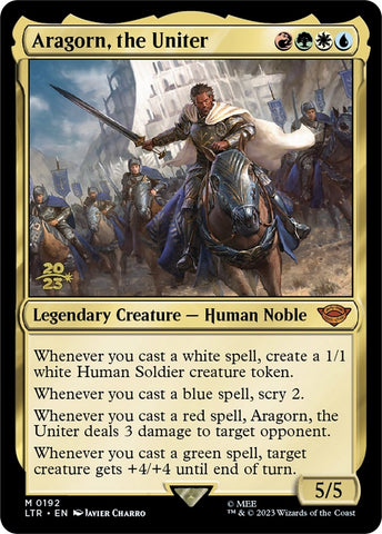Image for Aragorn, the Uniter (192) [Prerelease Cards]