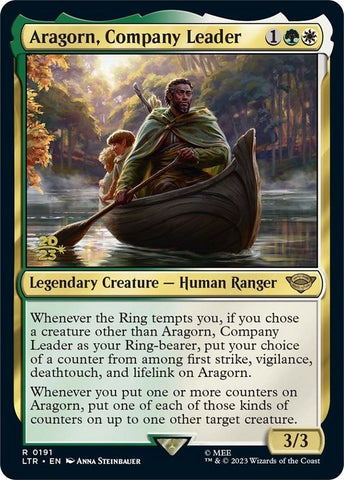 Image for Aragorn, Company Leader (191) [Prerelease Cards]