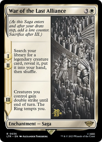 Image for War of the Last Alliance (36) [Prerelease Cards]