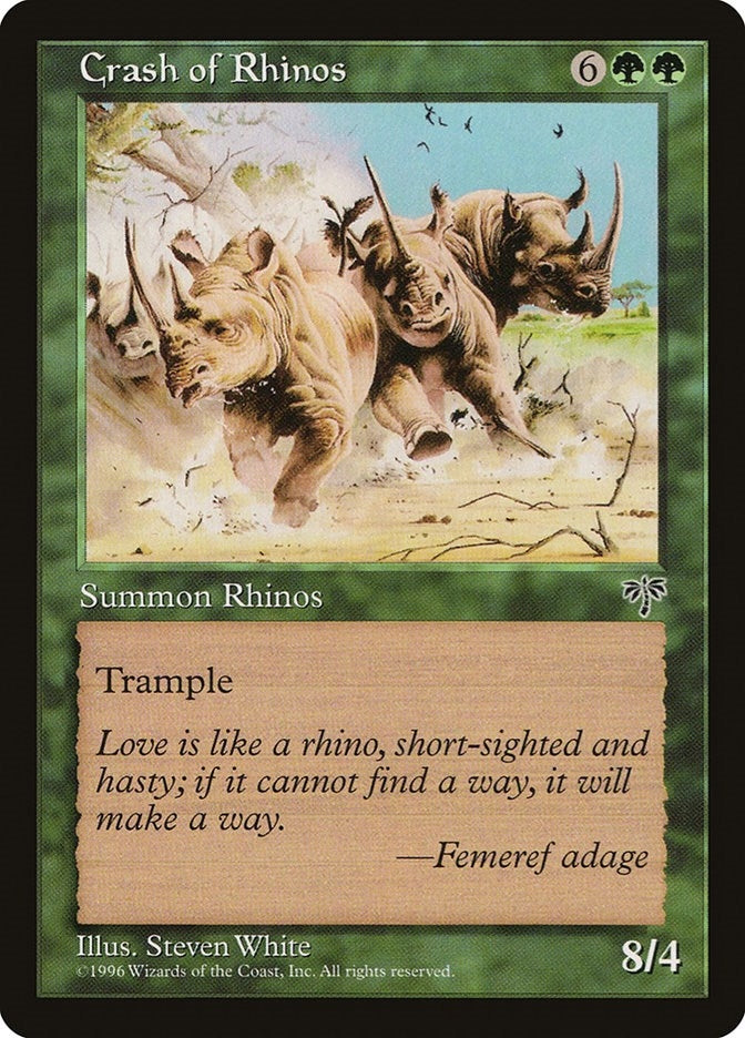 Image for Crash of Rhinos [Mirage]