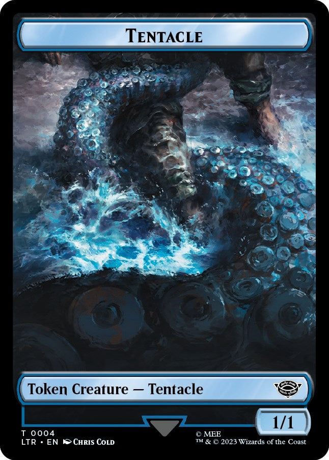 Image for Tentacle // Food (0011) Double-Sided Token (4 // 11) [Universes Beyond: The Lord of the Rings: Tales of Middle-earth]
