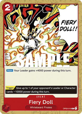 Fiery Doll (OP03-019) (OP03 PRE)