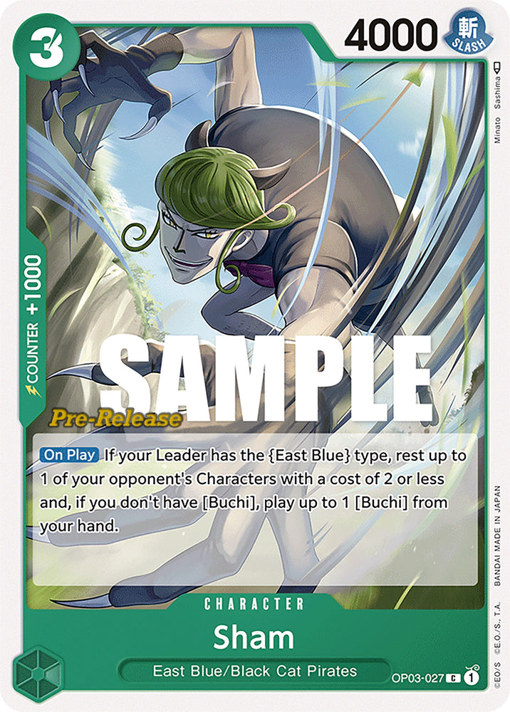 Image for Sham (OP03-027) (OP03 PRE) - One Piece Card Game