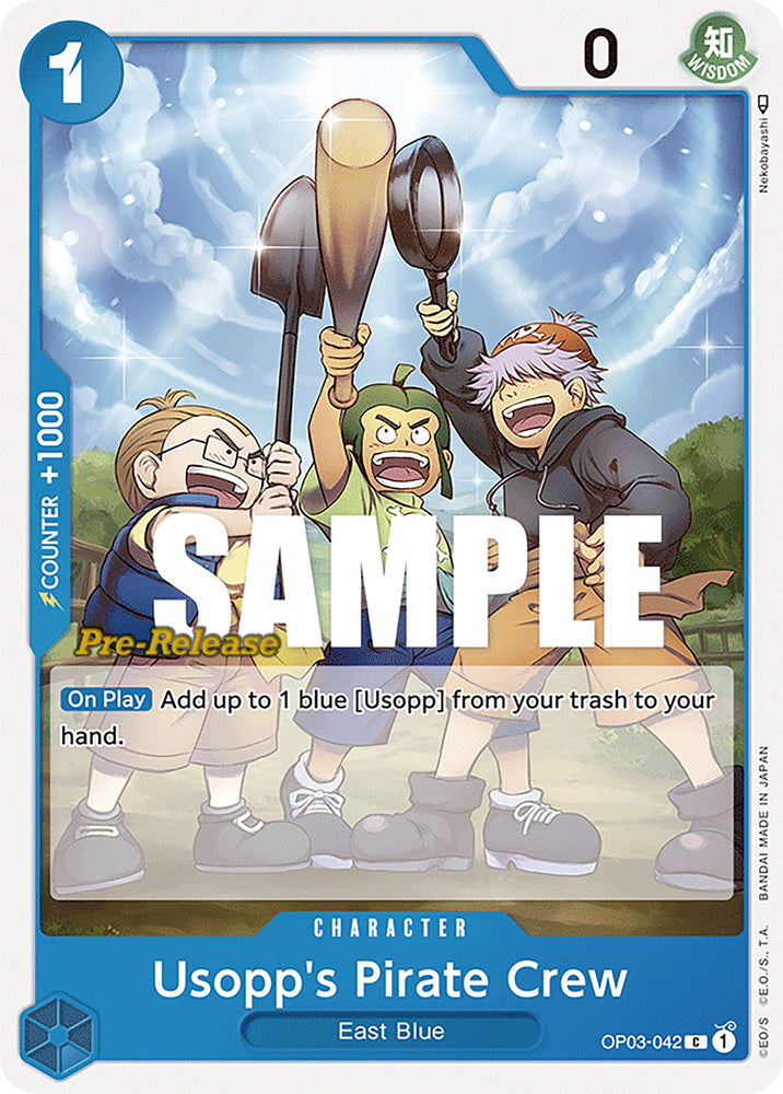 Image for Usopp's Pirate Crew (OP03-042) (OP03 PRE) - One Piece Card Game