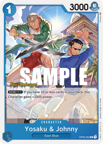 Image for Yosaku & Johnny (OP03-053) (OP03 PRE) - One Piece Card Game