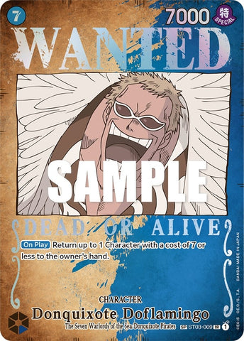 Donquixote Doflamingo (Wanted Poster) (ST03-009) (OP03)