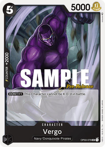 Image for Vergo (OP03-079) (OP03 PRE) - One Piece Card Game