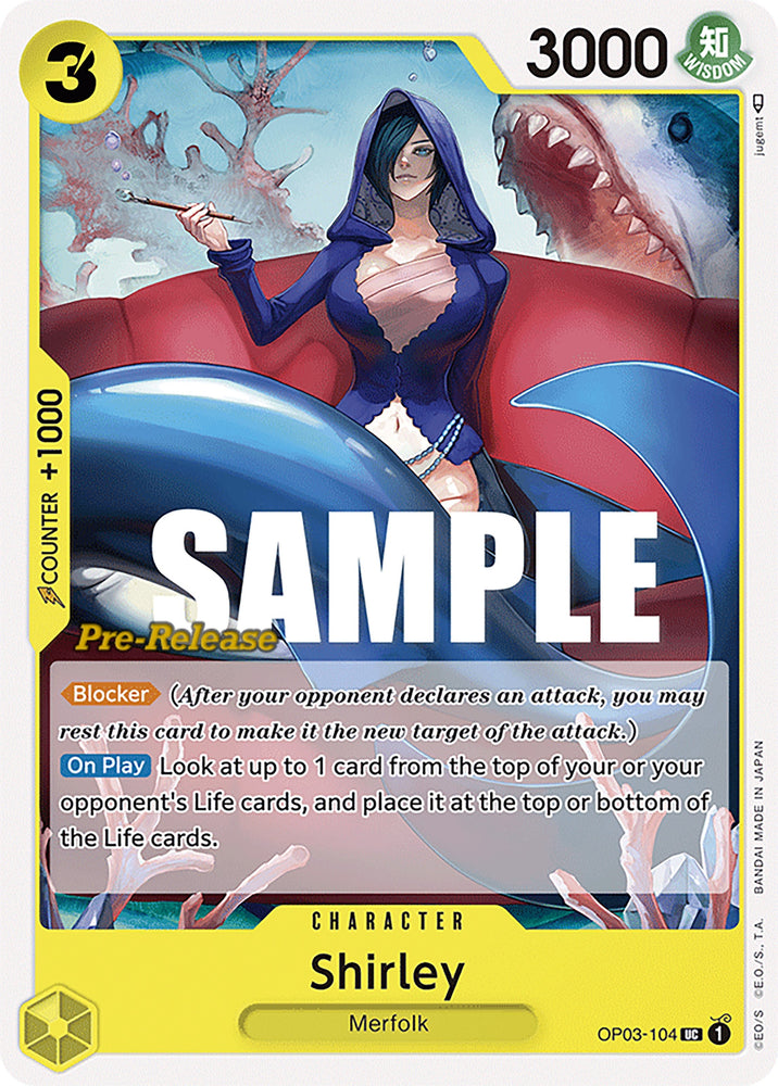 Image for Shirley (OP03-104) (OP03 PRE) - One Piece Card Game