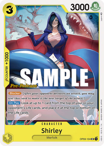 Image for Shirley (OP03-104) - One Piece Card Game