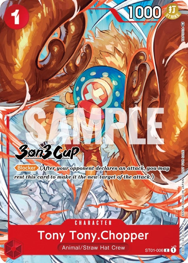 Image for Tony Tony.Chopper (3-on-3 Cup) [Participant] (ST01-006) - One Piece Card Game