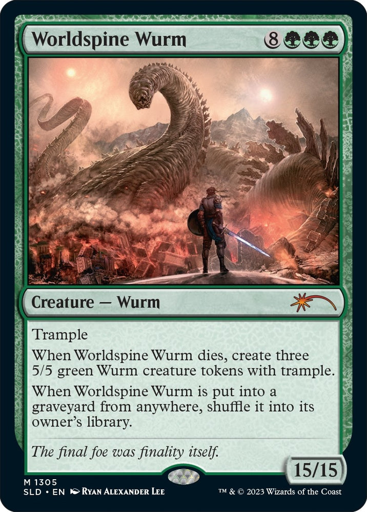 Image for Worldspine Wurm (1305) [Secret Lair Drop Series]