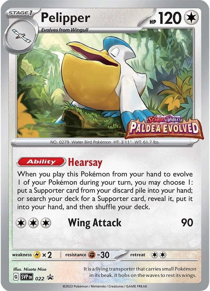 Image for Pelipper - 022 (Prerelease) (022) (SVP)