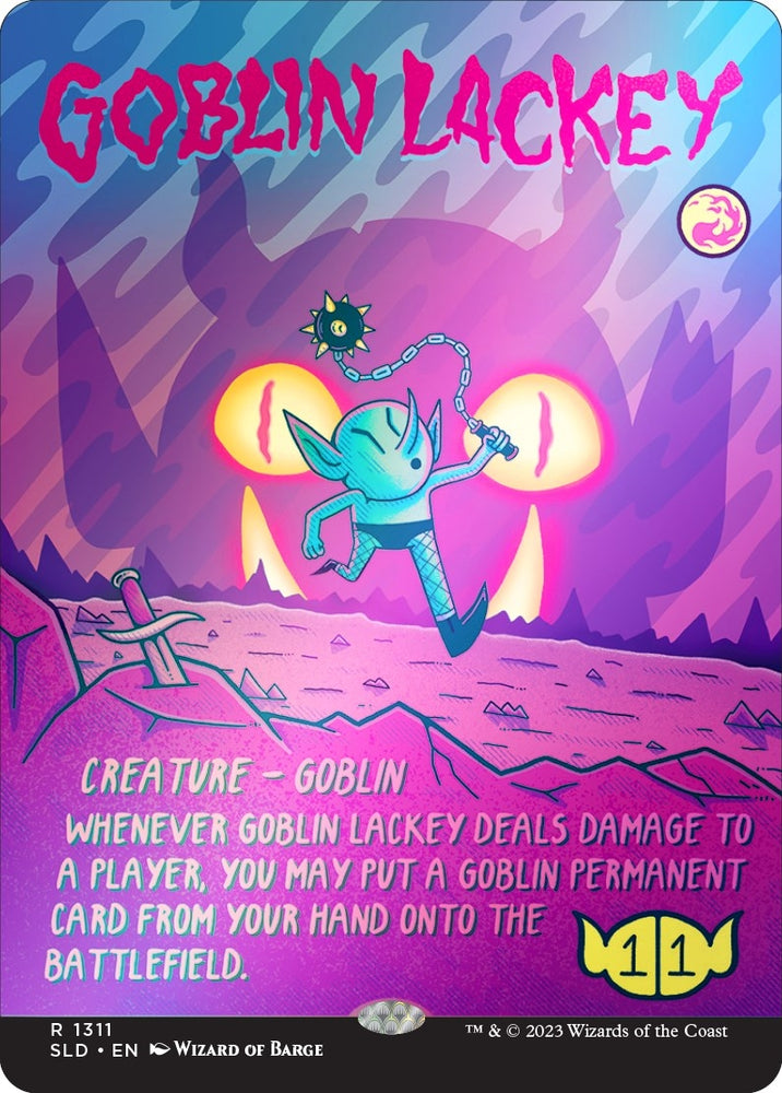Image for Goblin Lackey (1311) (Rainbow Foil) (1311) [Secret Lair Drop Series]