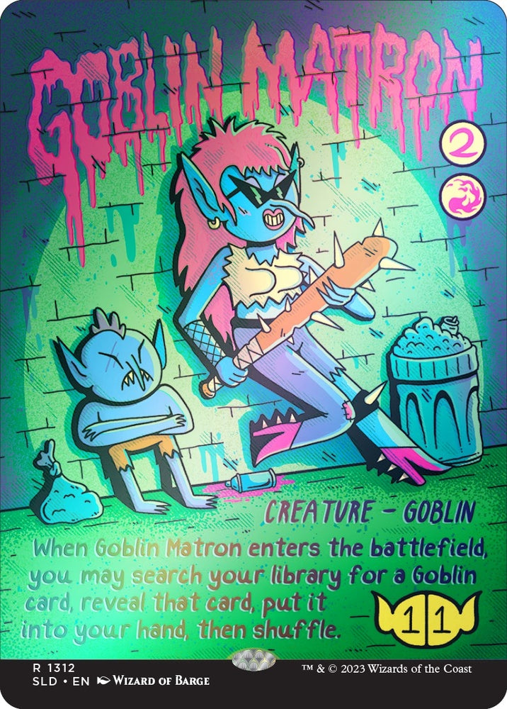 Image for Goblin Matron (Rainbow Foil) (1312) [Secret Lair Drop Series]