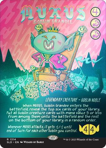 Image for Muxus, Goblin Grandee (Rainbow Foil) (1314) [Secret Lair Drop Series]