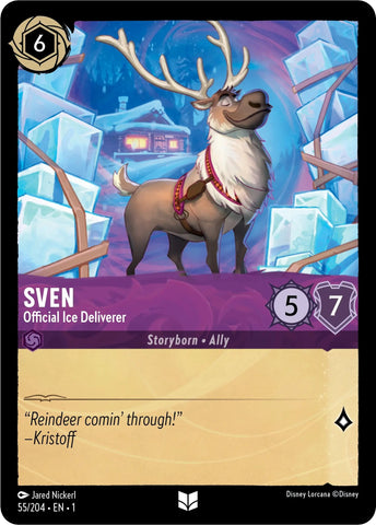 Image for Sven - Official Ice Deliverer (55/204) - Disney Lorcana