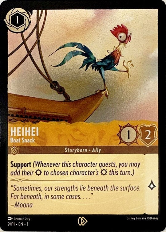 Image for Heihei - Boat Snack (9) [Disney Lorcana Promo Cards]