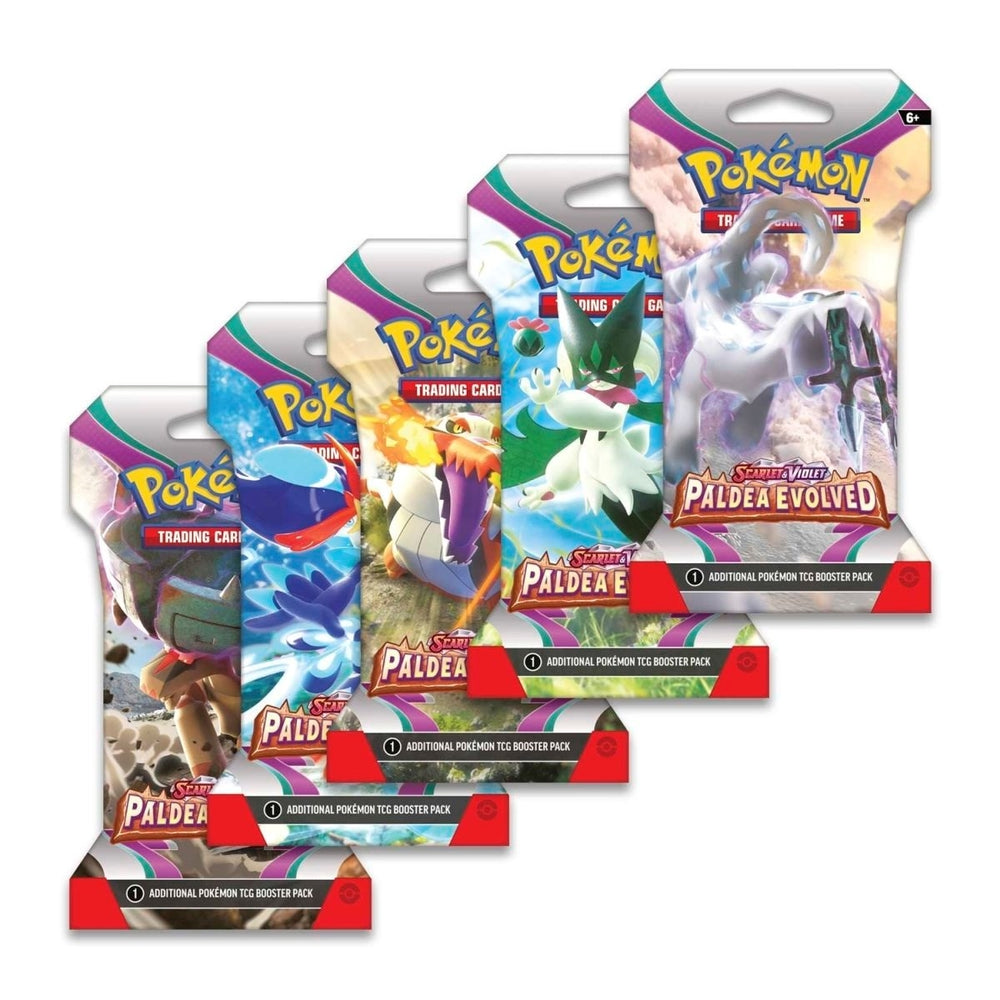 Image for Paldea Evolved Sleeved Booster Pack Art Bundle [Set of 5] (PAL)